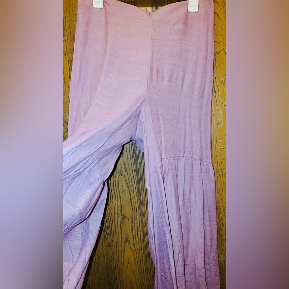 Coco + Carmen Boho Ruffle Pant | NWT | Sz: XL | Rise - 13.5” | Inseam - 29" - Picture 6 of 10